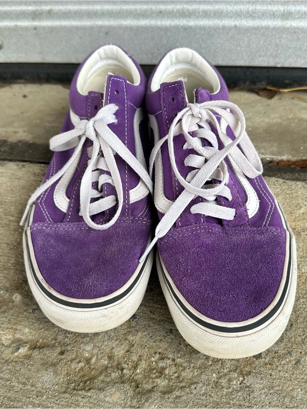 VANS Shoes - Purple In Color & Men’s Size 8 or Women’s Size 9.5 - Picture 3 of 6